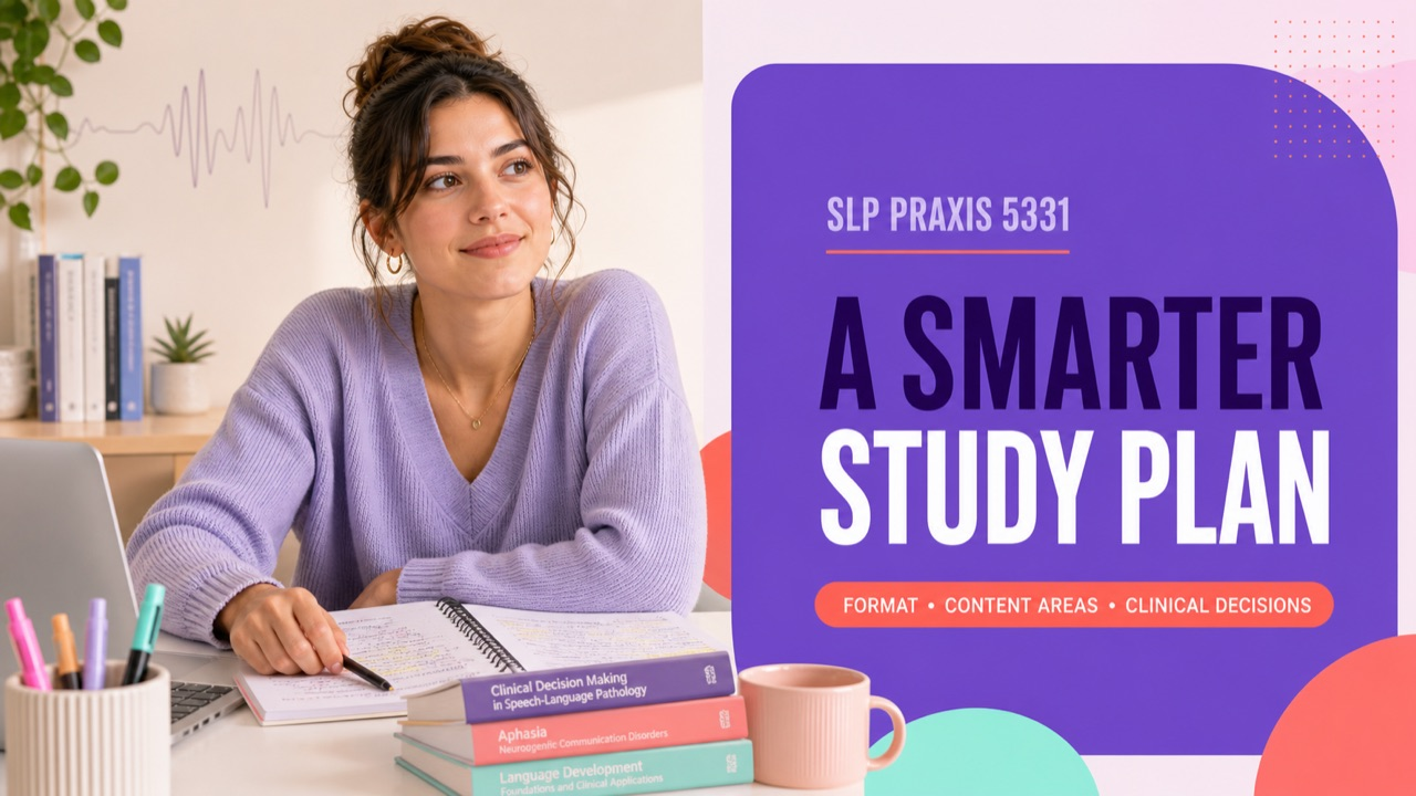SLP Praxis 5331 study plan Clinical Signal optimized cover