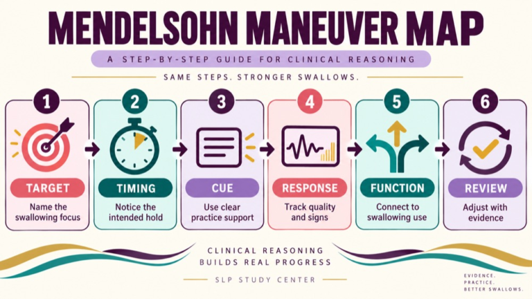 Mendelsohn maneuver concept map showing the core domains and clinical questions