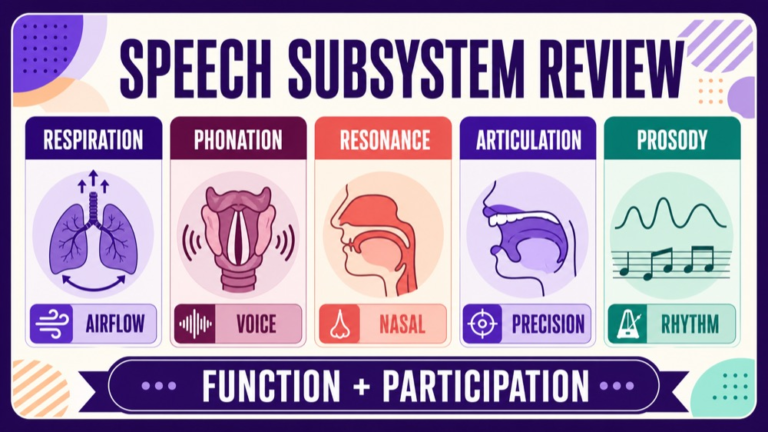 Motor speech disorders Praxis practice questions showing a dysarthria and apraxia review board