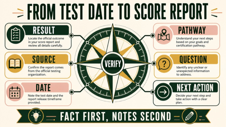 praxis score release dates infographic showing from test date to score report
