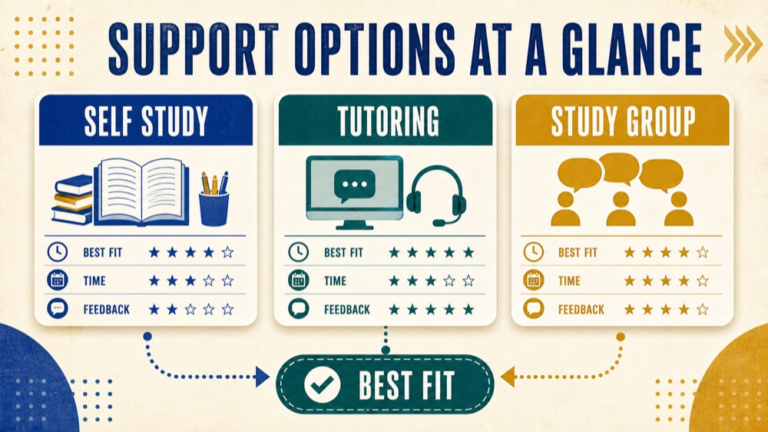 praxis tutoring for speech language pathology infographic showing make slp tutoring specific