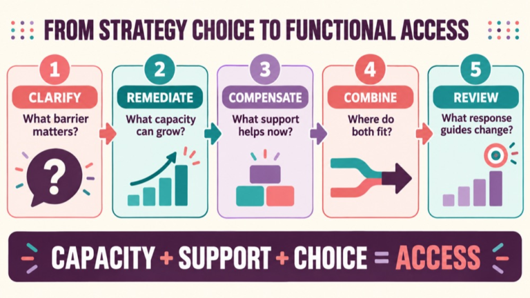 Remediation vs compensation infographic showing context, evidence, and proportionate next steps