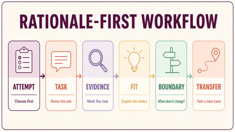 SLP Praxis practice test with rationales study workflow for task evidence fit and boundaries
