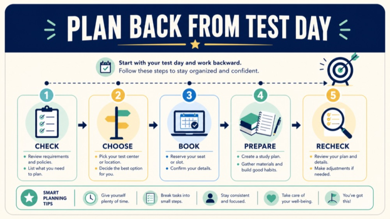 Praxis Speech-Language Pathology test-date planning path from deadline to appointment