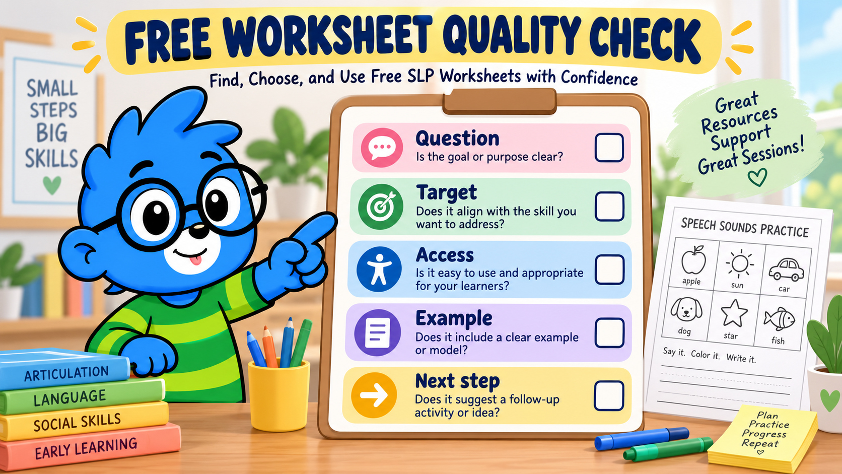 TAVI showing a free SLP material quality check